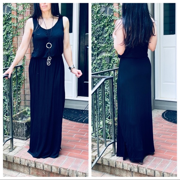 Black Fabulous long sleeveless maxi dress - Picture 4 of 8